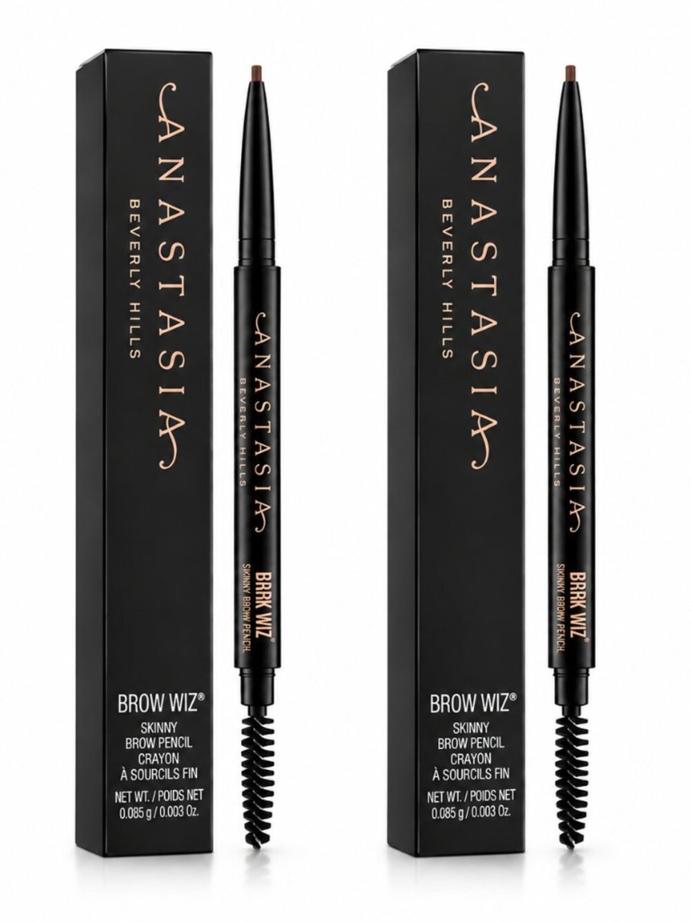 Anastasia Beverly Hills Brow Wiz Dark Brown 0.003 oz Brow Pencil New Authentic